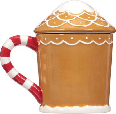 Signature Select Gingerbread House Mug With Lid - Each - Image 3