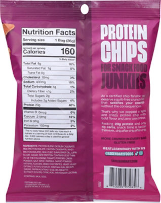 Legendary Bbq Popped Protein Chips - 1.27 Oz - Image 5