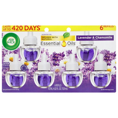 Air Wick Plug in Lavender Scented Oil Refills - 6-0.67 Fl.Oz. - Image 1