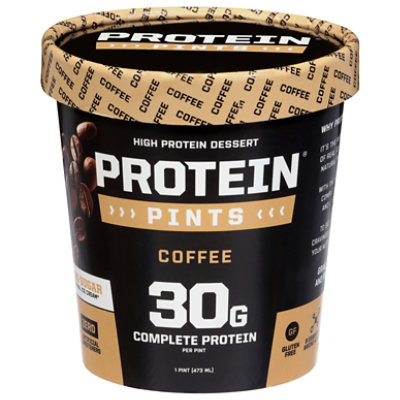 Protein Pints High Protein Coffee Ice Cream - 16 Oz - Image 1