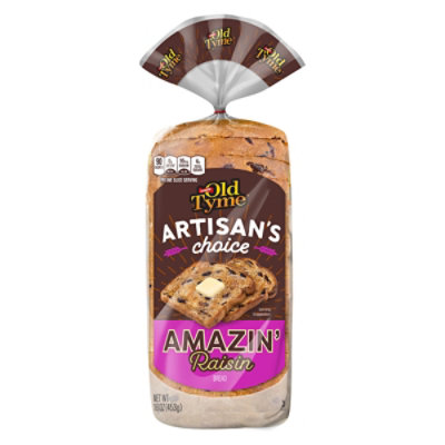 Old Tyme Artisans Amazin Raisin Bread - 16 Oz - Image 1