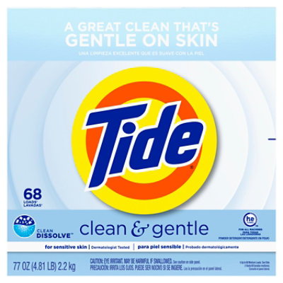 Tide Powder Clean & Gentle Laundry Detergent - 77 Oz - Image 8