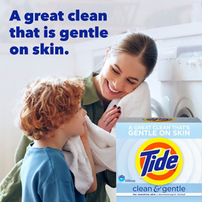 Tide Powder Clean & Gentle Laundry Detergent - 77 Oz - Image 2