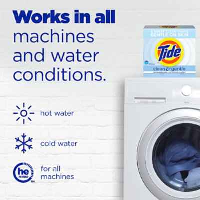 Tide Powder Clean & Gentle Laundry Detergent - 77 Oz - Image 7