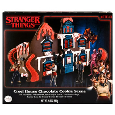 Cookies United Stranger Things Creel House Scene Chocolate Cookie - 19 Oz - Image 1