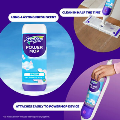 Swiffer Powermop Floor Cleaner Fresh 2-25.4 Fl Oz - 2-25.4F - Image 2