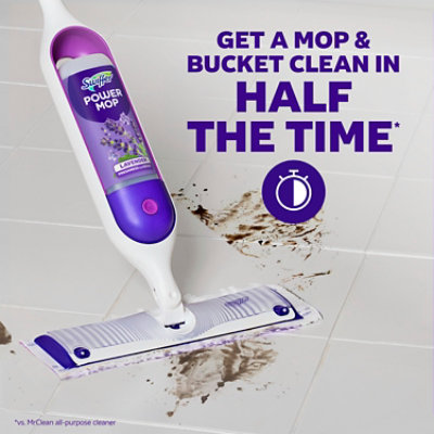 Swiffer Powermop Floor Cleaner, Lavender - 2-25.3 Fl. Oz. - 2-25.3F - Image 4