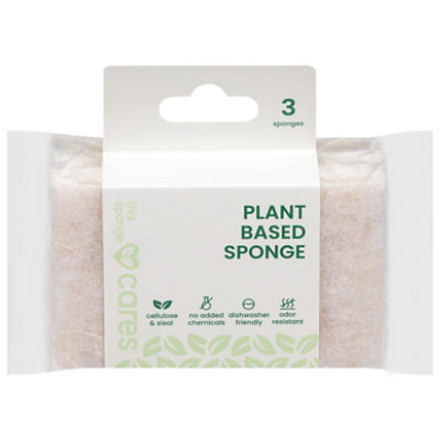 Cares Plant Based Ivory Sponge - 3 Count - Image 2