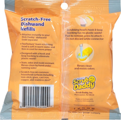 Scrub Daddy Dish Daddy Dishwand Refills 2 Ct - 2 CT - Image 4