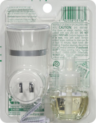 Air Wick Vibrant Plug-in Refill Starter White Sage & Mahogany Warmer And 1 Refill - .67 Fl. Oz. - Image 4