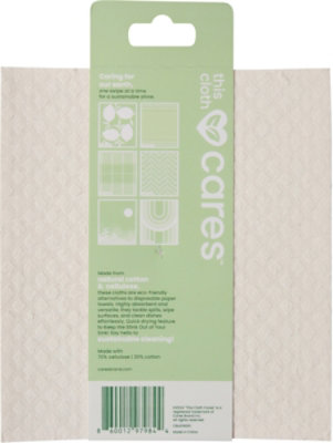 Cares This Cloth Plant Based Dish Cloth - 6 Ct. - 6 CT - Image 3
