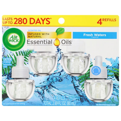 Air Wick Plug-In Scented Oil Refills Fresh Waters - 4-.67 Fl. Oz. - Image 2
