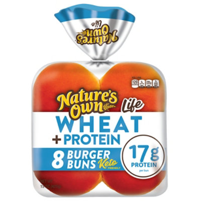 Nature's Own Protein Hamburger Buns 8 Count - 15 Oz - Image 4