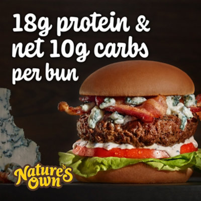 Nature's Own Protein Hamburger Buns 8 Count - 15 Oz - Image 7