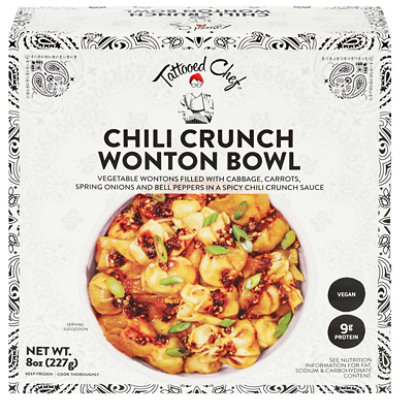 Tattooed Chef Chili Crunch Wonton Bowl - 8 Oz - Image 2