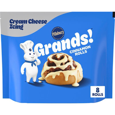 Pillsbury Grands Cinnamon Rolls With Cream Cheese Icing 8 Count - 30.5 Oz - Image 1