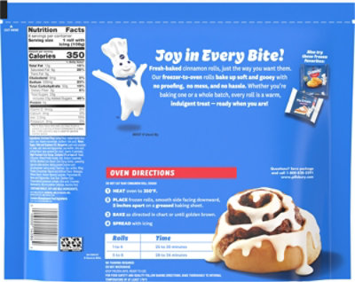 Pillsbury Grands Cinnamon Rolls Original With Icing 8 Count, 30.5 Oz - 30.5 OZ - Image 5