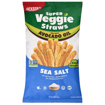 Jackson's Super Veggie Straws Sea Salt Avocado Oil  - 5 Oz - Image 1
