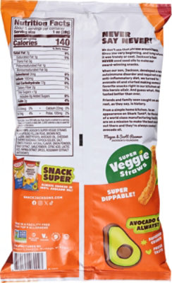 Jackson's Super Veggie Straws Cheddar Avocado Oil  - 5 Oz - Image 5