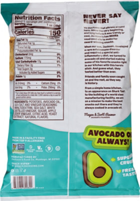 Jacksons Avocado Oil Kettle Cooked Potato Chips Sea Salt & Vinegar 5 Oz - 5 OZ - Image 5