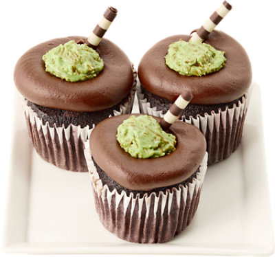Dubai Chocolate Cupcakes - 3 Count - Image 1
