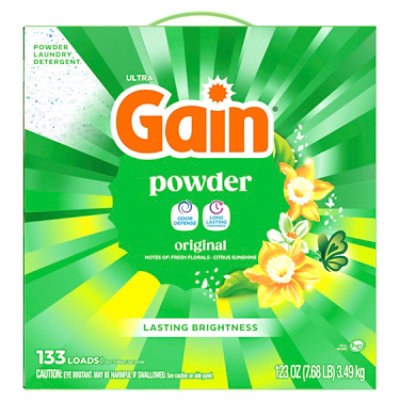 Gain Plus Aroma Boost Original Scent Ultra Powder Laundry Detergent - 123 Oz - Image 8
