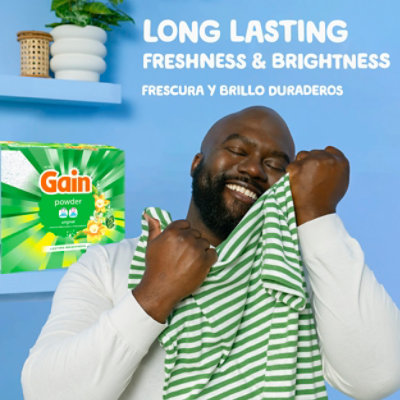Gain Plus Aroma Boost Original Scent Ultra Powder Laundry Detergent - 123 Oz - Image 2