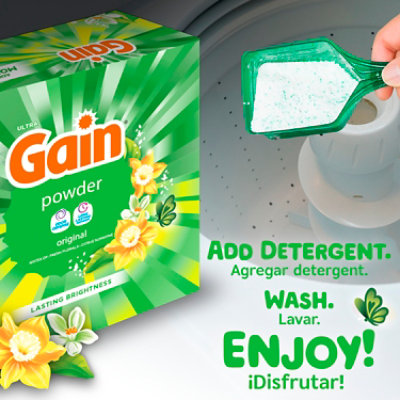 Gain Plus Aroma Boost Original Scent Ultra Powder Laundry Detergent - 123 Oz - Image 6
