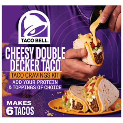 Taco Bell Cheesy Double Decker Taco Cravings Kit - 13.86 Oz - Image 1