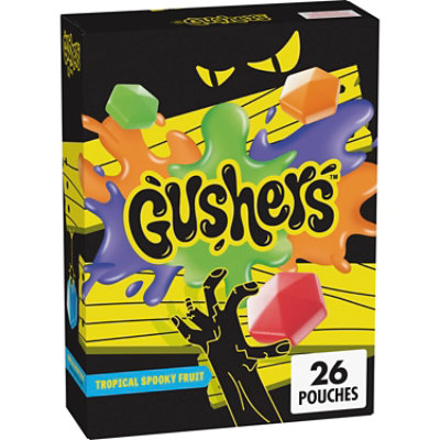 Fruit Gushers Tropical Spooky Fruit Flavored Snacks 26 Count - 11.44 Oz - Image 1