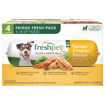 Freshpet Tender Chicken Recipe Value Pack - 4-1.5 Lb - Image 1
