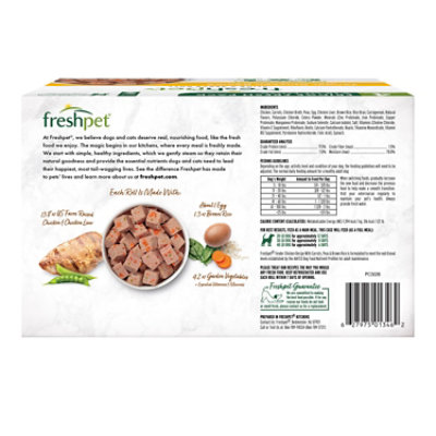 Freshpet Healthy & Natural Dog Food Tender Chicken Roll Multipack 4 Count - 1.5 Lb - Image 2