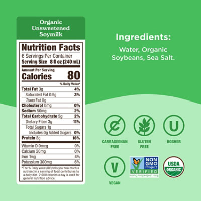 Califia Farms Organic Soy Milk - 48 Fl. Oz. - Image 2