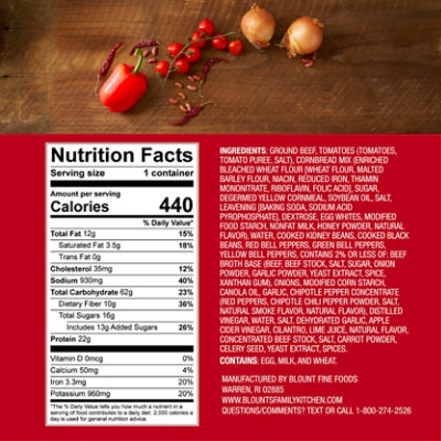 Blount's Fine Foods Family Kitchen Beef Chili Beans - 10 Oz - Image 4