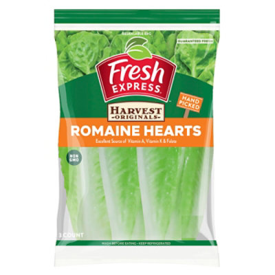 Fresh Express Harvest Original Romaine Hearts - 3 Count