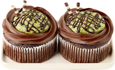 Jumbo Dubai Chocolate Cupcakes - 2 Count - Image 1