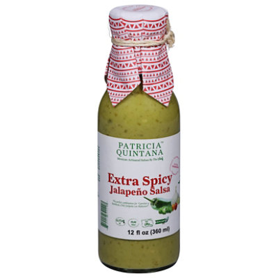 Patricia Quintana Extra Spicy Salsa Jalapeno Bottle - 12 Oz - Image 1