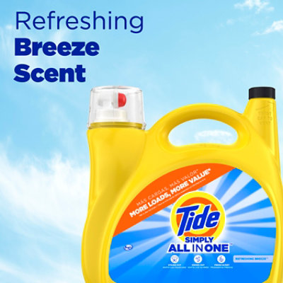 Tide Simply All In One Liquid Detergent Refreshing Breeze - 182 Fl. Oz. - Image 4