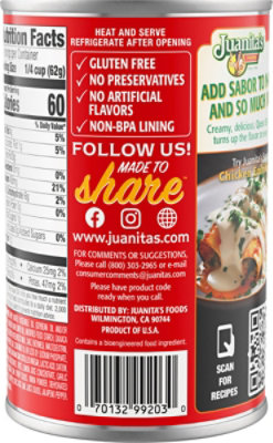 Juanita's Queso Blanco Spicy Poblano 15oz - 15 OZ - Image 5
