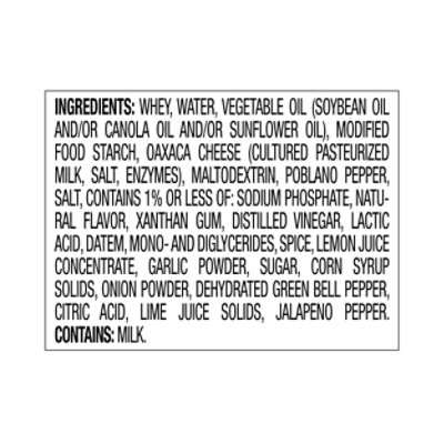 Juanita's Queso Blanco Spicy Poblano 15oz - 15 OZ - Image 4