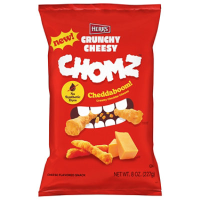 Herr's Chomz Cheddaboom - 8 Oz - Image 1