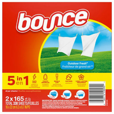 Bounce  Outdoor Fresh Dryer Sheets - 330 Count