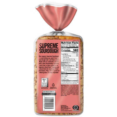 Daves Killer Bread Supreme Sourdough Sliced - 25 OZ - Image 7