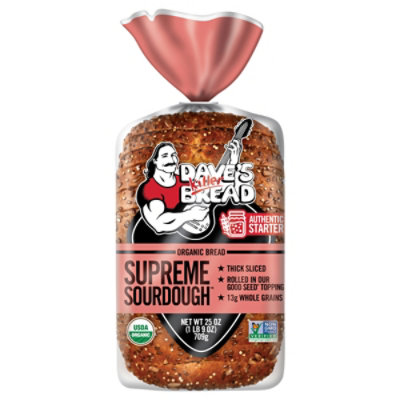 Daves Killer Bread Supreme Sourdough Sliced - 25 OZ - Image 1