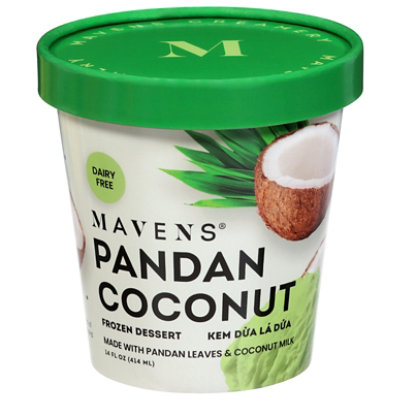Mavens Creamery Pandan Coconut Ice Cream - 14 Fl. Oz.