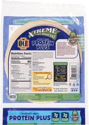 Ole Xtreme Protein Plus Soft Taco 6 Count - 10.57 Oz - Image 5