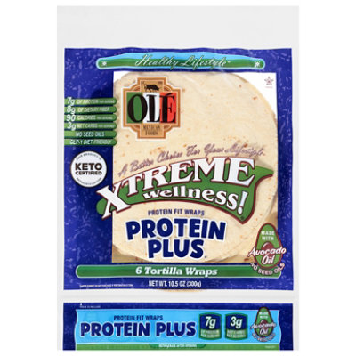 Ole Xtreme Protein Plus Soft Taco 6 Count - 10.57 Oz - Image 1