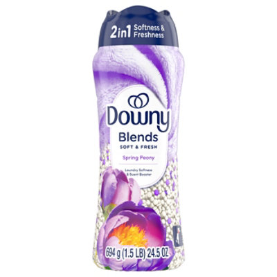 Downy Blends Soft & Fresh In-wash Beads Spring Peony Scent Booster - 24.5 Oz - Image 1
