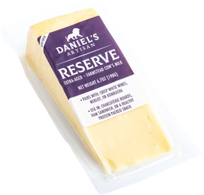 Daniel's Artisan Reserve Cheddar Cheese - 6.7 Oz - Image 1