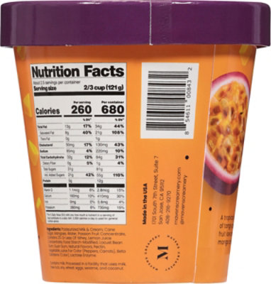 Mavens Creamery Passion Fruit Mango Ice Cream - 14 Fl. Oz. - Image 5